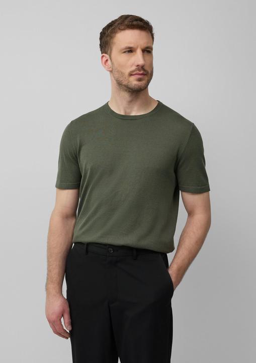 Produktbild s.Oliver Strickpullover Gestricktes T-Shirt aus Baumwoll-Seidenmix (M)