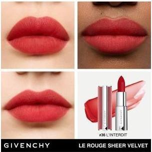 Produktbild Givenchy le rouge sheer velvet nº 36 (36 L'Interdit)