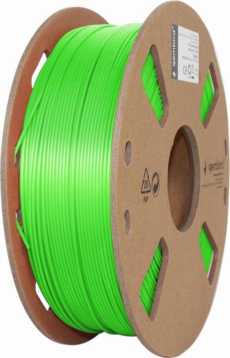 Produktbild Gembird 3DP-PLA1.75-02-G 3D-Druckmaterial Polyacticsäure (PLA) Grün 600 g (PLA, 1.75 mm, 1000 g, Grün)