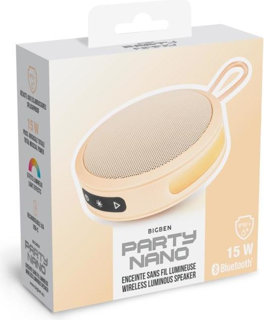Productafbeelding Bigben Party Nano - Bluetooth luidspreker (3 h, Oplaadbare batterij)