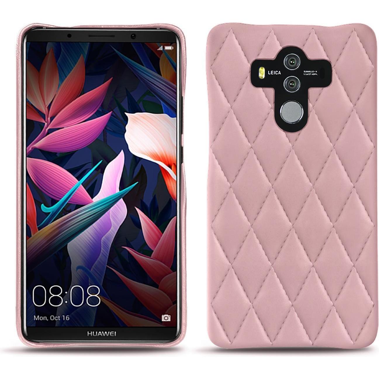 Noreve Lederschutzhülle (Huawei Mate 10 Pro), Smartphone Hülle, Rosa