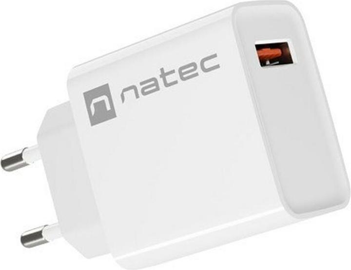 Produktbild Genesis NATEC ŁADOWARKA SIECIOWA RIBERA USB-A 18W BIAŁA NUC-2057 (18 W)