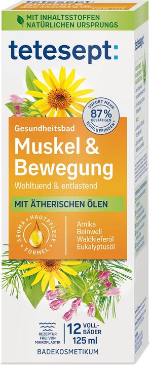 Produktbild Tetesept Muskel & Bewegung 125 ml (125 ml, Badeöl)