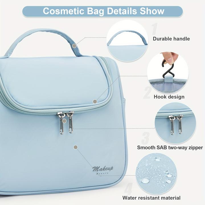Actual product image Only-Bags.Store Cosmetic bag, new waterproof large capacity portable make-up storage bag, portable