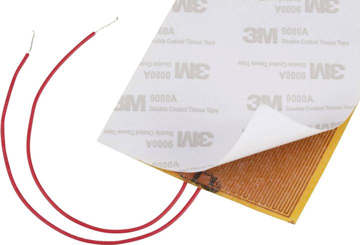 Actual product image Tru Components Polyester heating foil self-adhesive 12 V/DC, 12 V/AC 10 W Protection class (Heating foil)