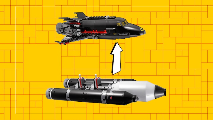 Actual product image LEGO Batman Movie Bat-Space Shuttle (70923, LEGO DC)