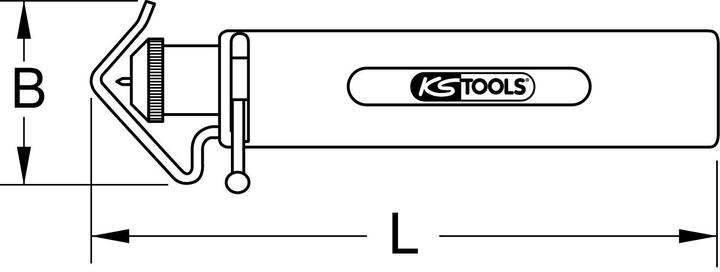 Produktbild KS Tools Universal-Abisolierwerkzeug, 6-25mm (138 mm)