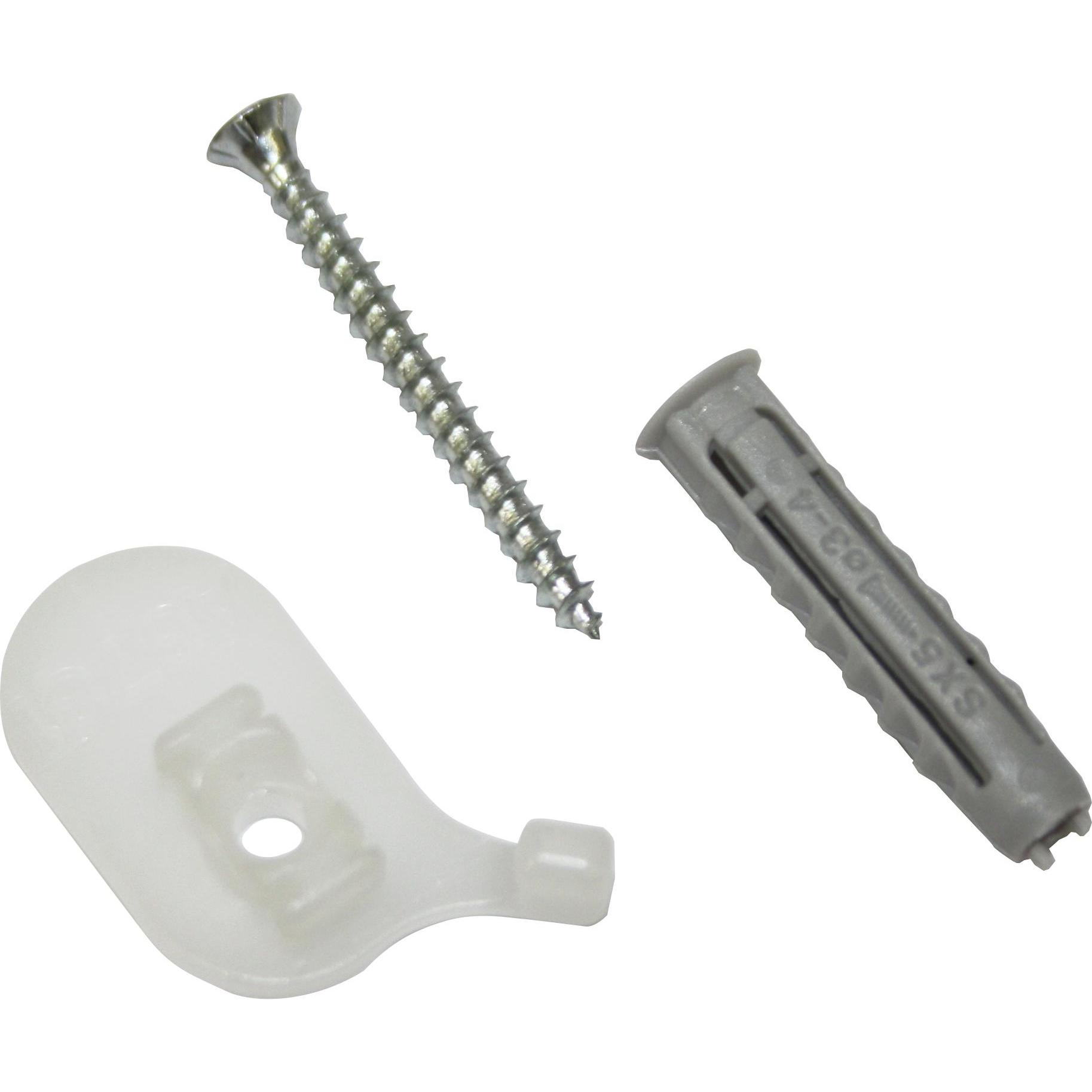 Gardinia, Vorhang Zubehör, Deckenträger für Aluminium-Vorhangschiene 1-läufig