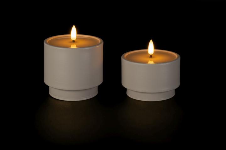 Produktbild STT Ambiente Candle Set beige (2 x)