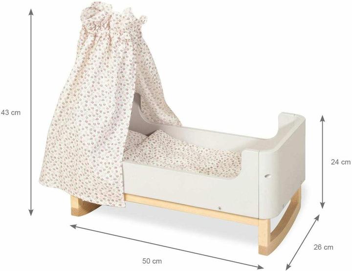 Pinolino Puppenwiege „Malea”, 6-tlg.