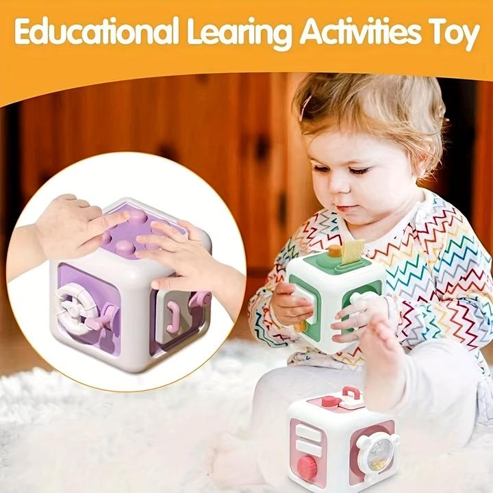 Actual product image Activity Board Toddler activity Busy Cube - sensory and fine motor skills development toy, educational