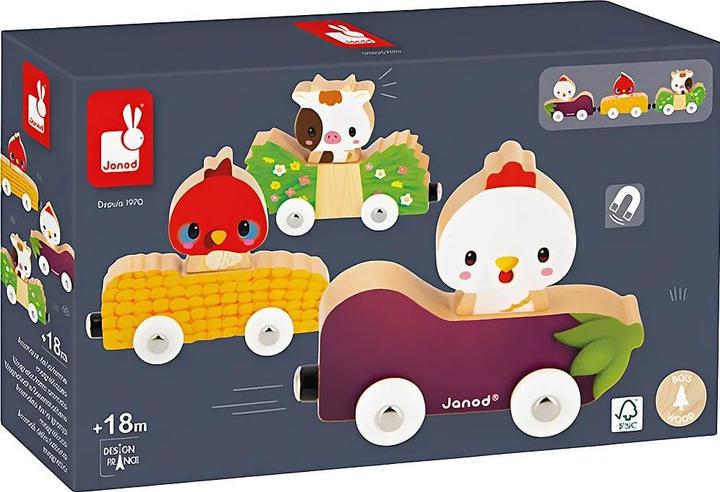 Actual product image Janod Magnetic farm animals