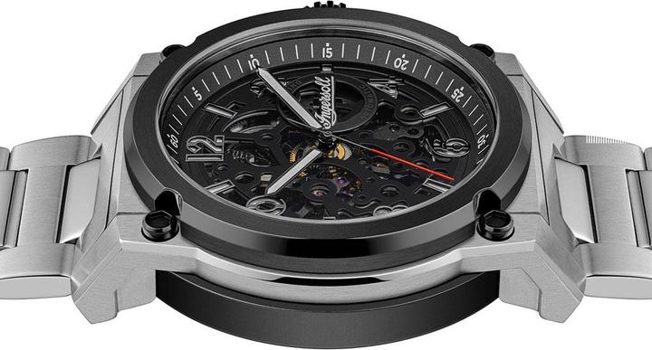 Immagine prodotto Ingersoll 1892 Ingersoll I16601 Herrenuhr Ingersoll Anvil Automatik 46mm 5ATM (Orologio scheletrato, 46.50 mm)