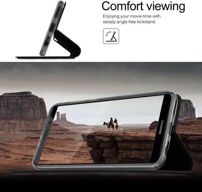 Produktbild Stylische Leder Hülle (Huawei Mate 10 Lite)