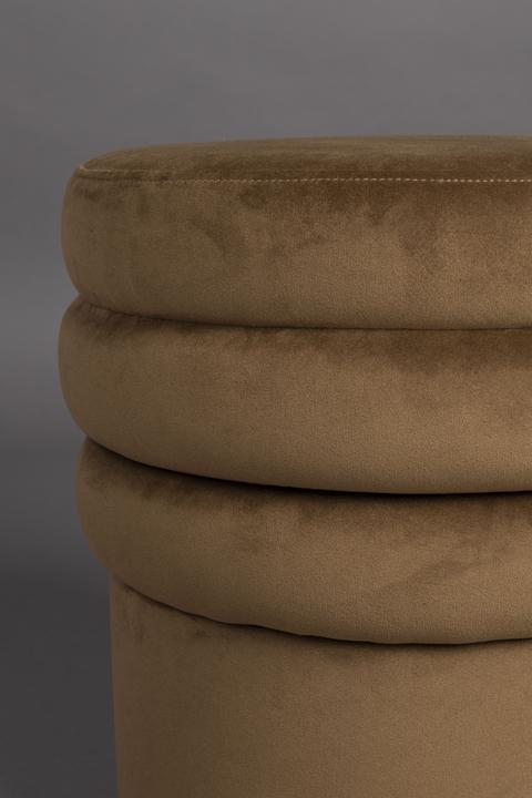 Actual product image Dutchbone Aditi Pouffe Brown