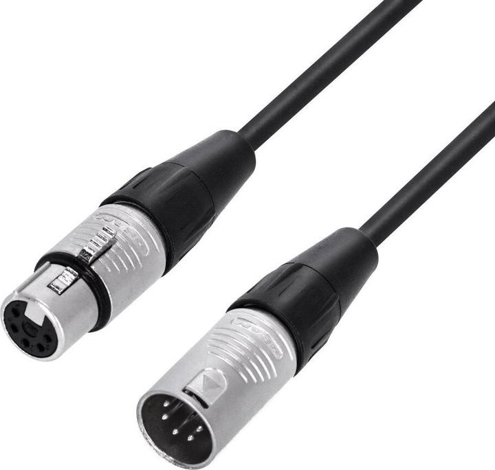 Actual product image Adam Hall 4 STAR DGH 0300 - DMX cable REAN XLR 5-pin female to XLR 5-pin male, 3 m (3 m, XLR Cables)