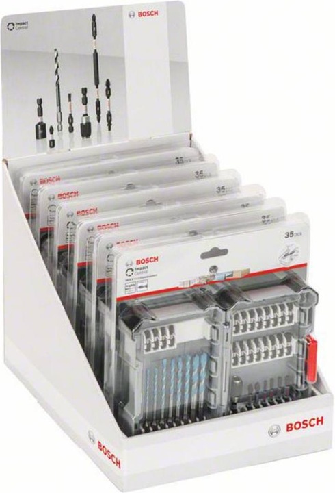 Productafbeelding Bosch Professional Zubehör Pick and Click Multi Bouwboor en Slagschroevendraaier Bitset (Zeskantbus TX M20, Zeskantbus TX M30, Zeskantbus TX M15, Zeskantbus TX M25, Zeskantbus TX M40, Kruis Phillips PH M1, Phillips kruis PH M2, Kruis Pozidriv PZ M2, Phillips kruis PH M3, Kruis Pozidriv PZ M3)
