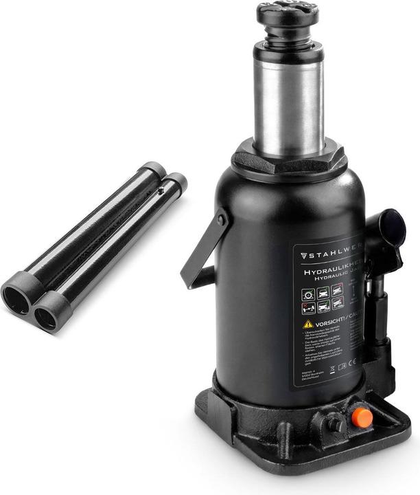 Produktbild Stahlwerk Hydraulikheber 20 Tonnen Hubkraft 235-440 mm Stempelwagenheber Autoheber Wagenheber