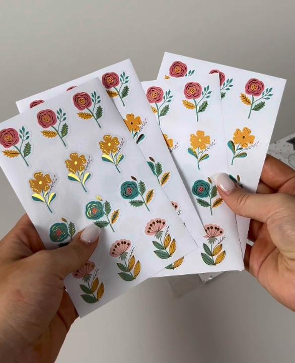 Produktbild I Am Creative Sticker Blumen (4 Sticker)