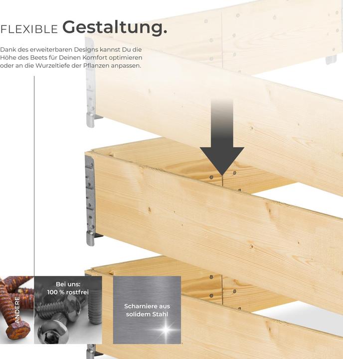 Actual product image tectake raised bed