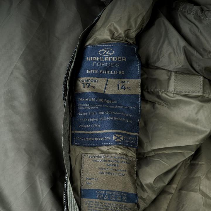Produktbild Highlander Schlafsack Nite-Shield 50 (220 cm)