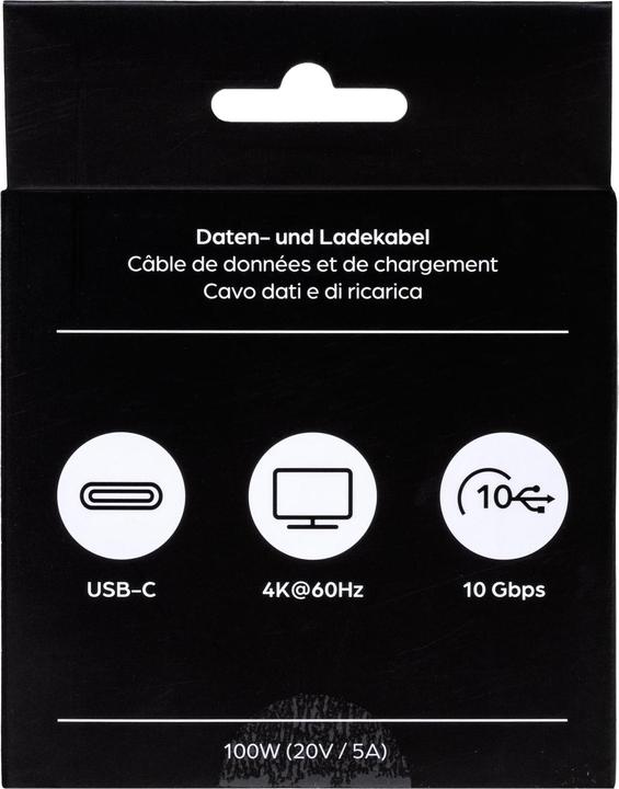 Produktbild Onit USB 3.1-Kabel USB C - USB C 1 (1 m, USB 3.2 Gen 2, 100 W)