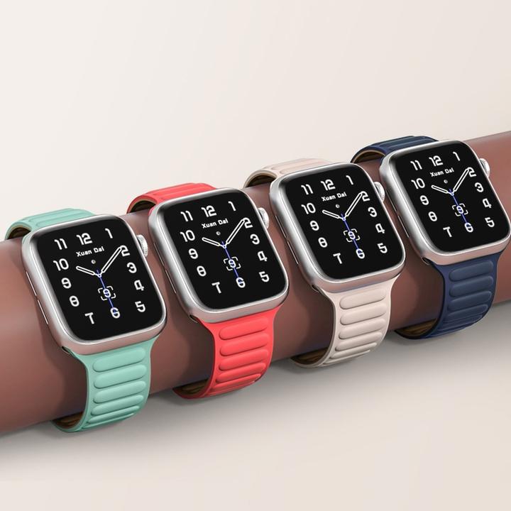 Produktbild Hurtel Magnetic Strap Strap for Watch 7/8/9 41mm Magnetic Band Bracelet Bracelet Blue