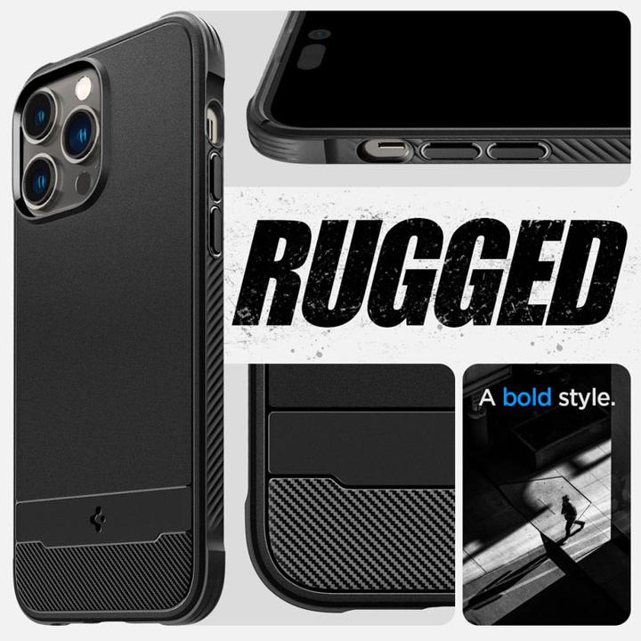 Immagine prodotto Spigen Rugged Armor Magsafe Iphone 14 Pro Nero Opaco (Apple iPhone 14 Pro)