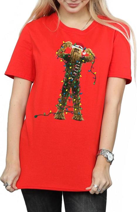 Produktbild Star Wars Chewbacca Christmas Lights TShirt (S)