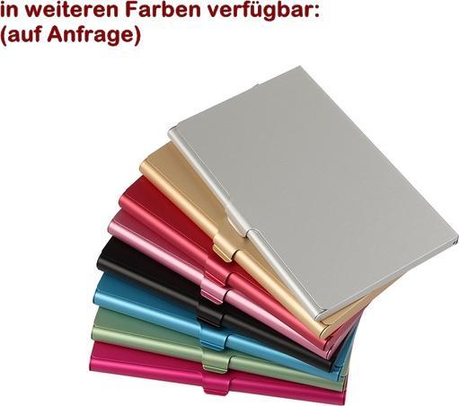 Produktbild Swala Visitenkartenetui Metall Schwarz Matt