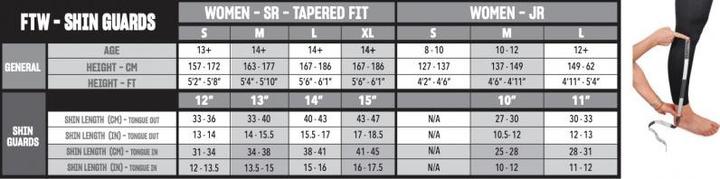 Actual product image CCM JetSpeed FTW SR hockey shin guards for women (15"/38cm) (38 C)