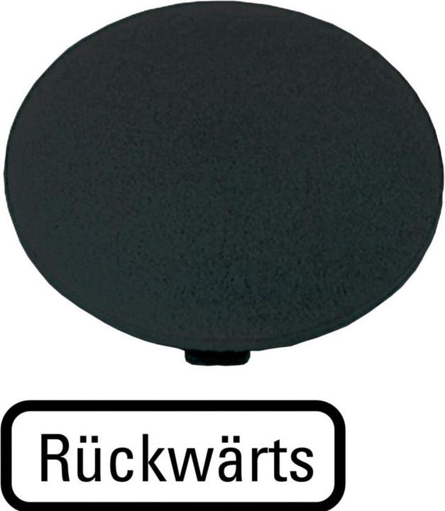 Actual product image Eaton Key plate, mushroom black, BACK 218278