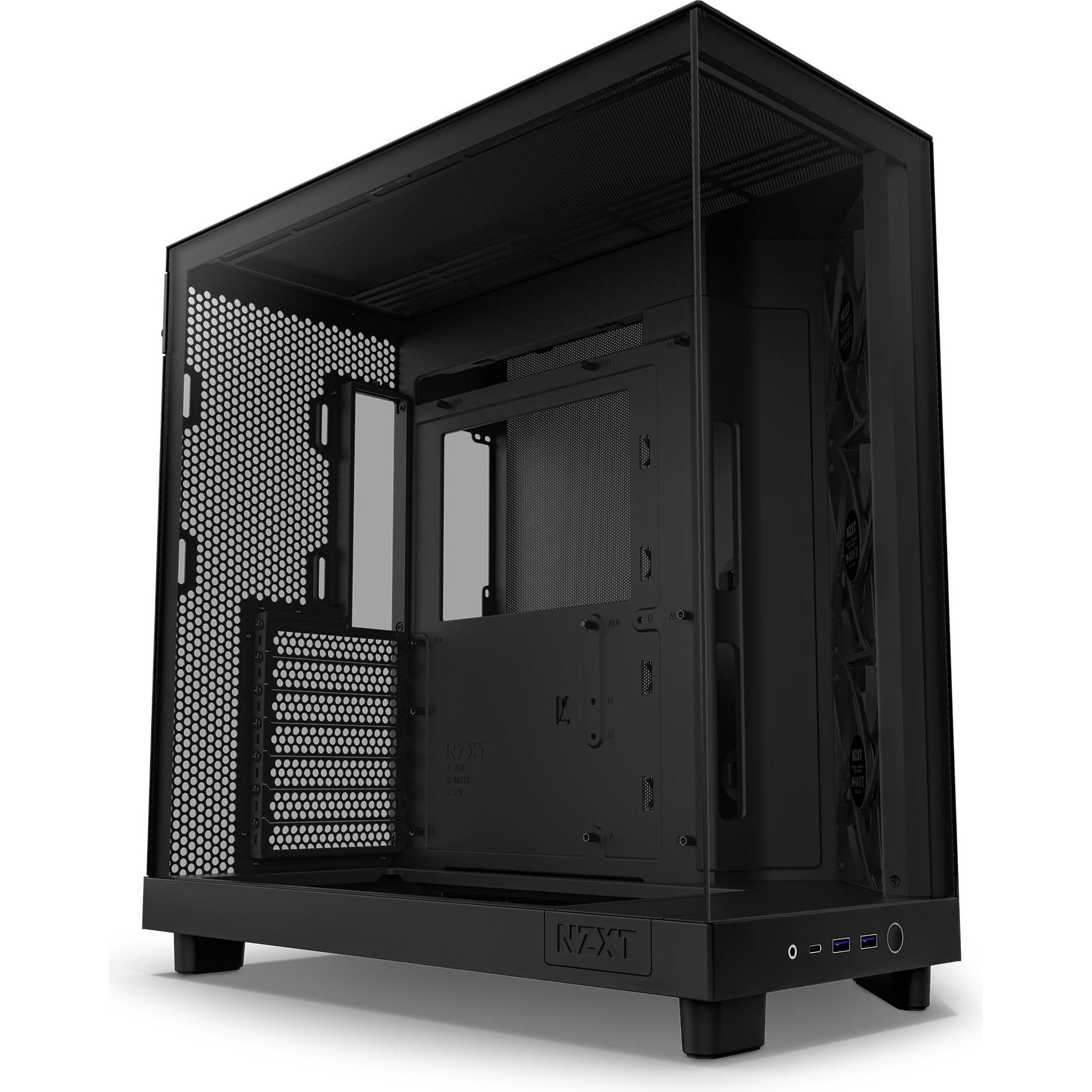 NZXT H6 Air Flow Mid Tower (ATX, Mini-ITX, mATX), PC Gehäuse, Schwarz