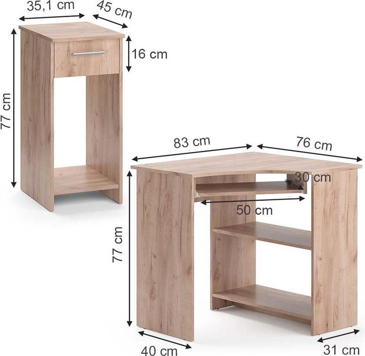 Image du produit Vicco Odin (83 x 76 x 77 cm)