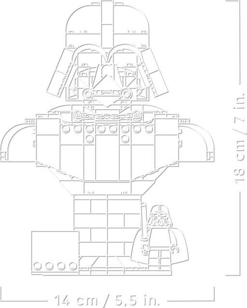 Immagine prodotto LEGO Darth Vader Büste (LEGO Star Wars)