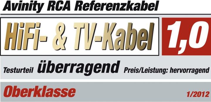 Produktbild Avinity Cinch-Kabel (2 m, Cinch Kabel)