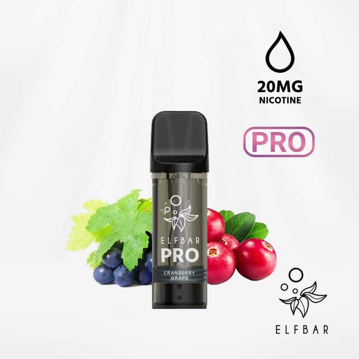 Actual product image Elfbar Elfa pro (Bunch of grapes, Cranberry)