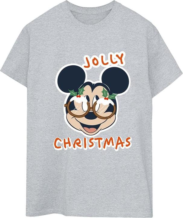 Produktbild Disney Mickey Mouse Jolly Christmas Glasses TShirt (5XL)