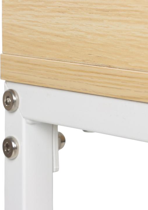 Actual product image Relaxdays Konsolentisch 2 Schubladen offenes Fach (120 x 40 x 80 cm)