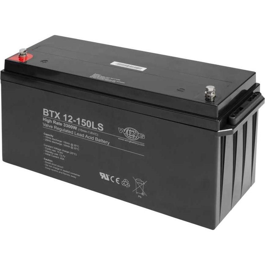 Thumbnail - XCell, Versorgungsbatterie, Wing BTX12-150LS 12V 158Ah high rate hochstromfähig Bleiakku AGM Blei Gel Akku (12 V, 158 Ah...