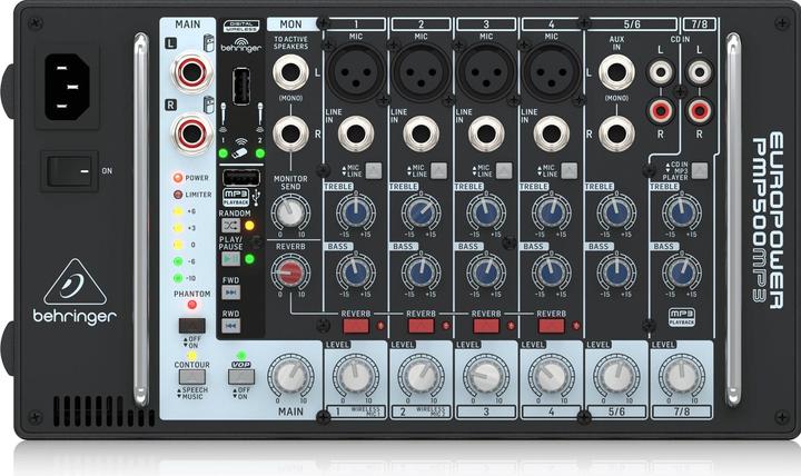 Immagine prodotto Behringer Mixer di potenza Europower PMP500MP3 (Mixer da studio e live)