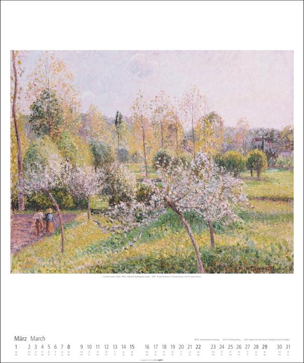 Produktbild Impressionismus Kalender 2026 (46 x 55 cm)