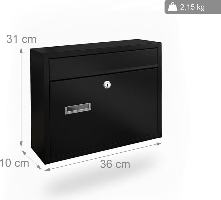 Productafbeelding Relaxdays Briefkasten