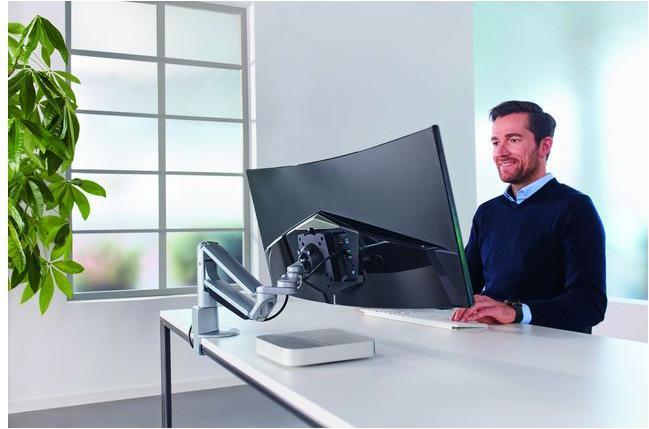 Produktbild Monitorarm zur Tischbefestigung für grosse/schwere Monitore 1 (Tisch, 40", 15 kg)