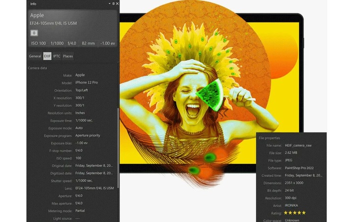 Produktbild Corel PaintShop Pro 2023 (Key) (1 User, 1 Geräte/User, unbegrenzt)