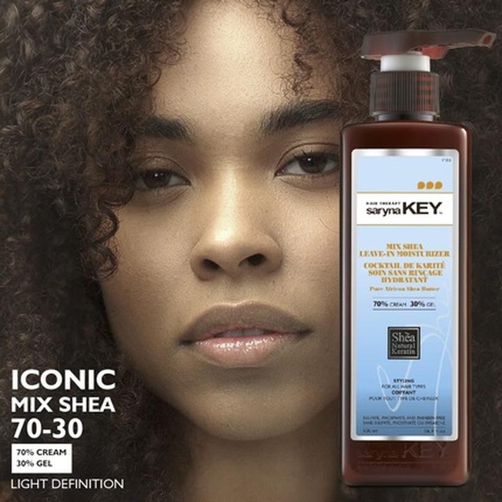 Actual product image Saryna Key Pure African Shea Mixed Shea 70% / 30% 500Ml / 16.9 Fl.Oz (500 ml)
