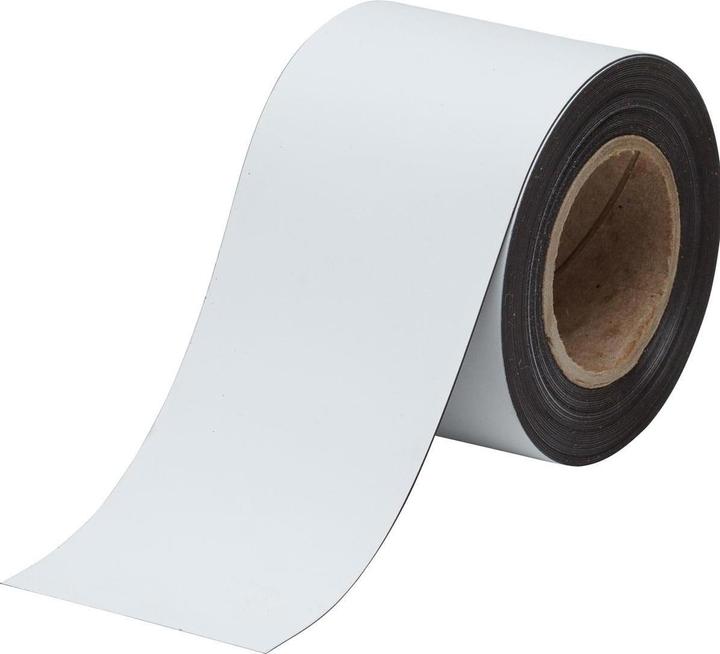 Immagine prodotto Brady J20C-2500-2509, Poliestere magnetico, bianco, opaco, 63,50 mm x 7,62 m, continuo (6.35 cm)