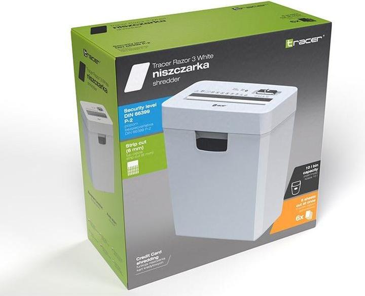 Productafbeelding Tracer 47584 White Shredder (Rechte snede)