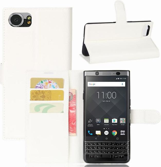 Produktbild MU Classic Litchi Leder Bookcover (Blackberry KEYone)