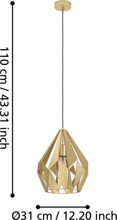 Actual product image EGLO Carlton (E27)